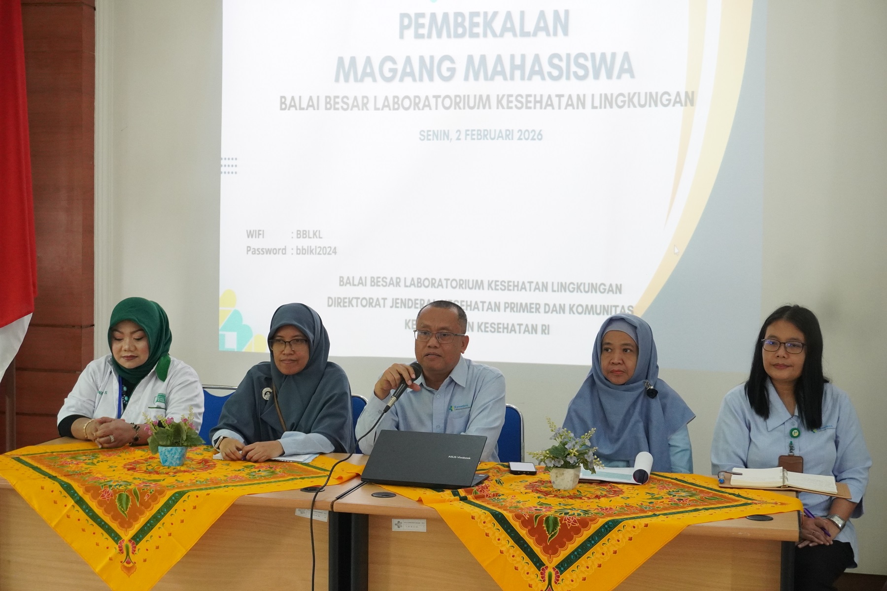 BBLKL Salatiga Gelar Pembekalan Magang Mahasiswa: Penguatan Integritas, WBK, dan Keselamatan Kerja