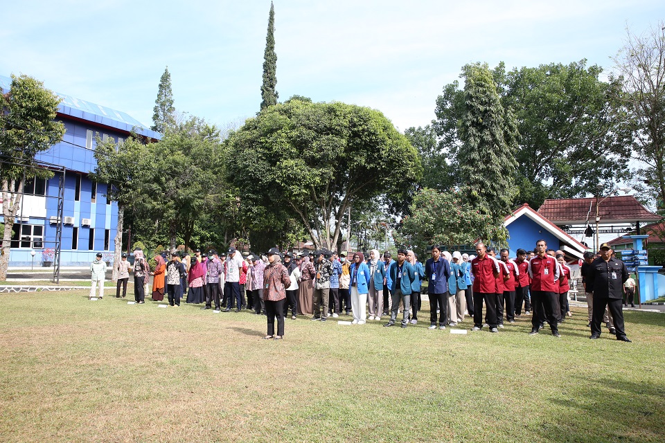 BBLKL Salatiga Gelar Apel Pagi dan Pelepasan Purna Tugas Bapak Supat